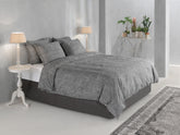 Dekbedovertrek Paisley di Lino Dark Grey - 100% Katoen